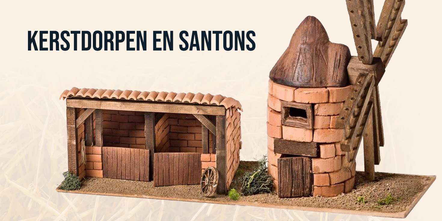 Kerstdorpen en santons